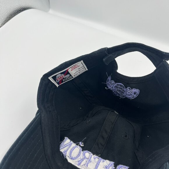 Black Authentic Patrón XO Cafe snapback hat w/ purple lettering OS frat summer - Picture 6 of 6